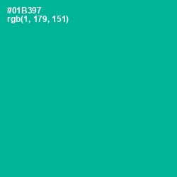 #01B397 - Persian Green Color Image
