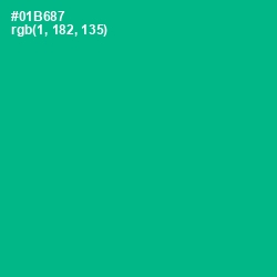 #01B687 - Persian Green Color Image