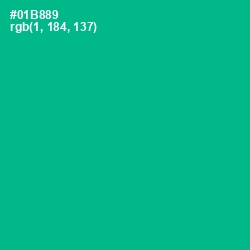 #01B889 - Persian Green Color Image