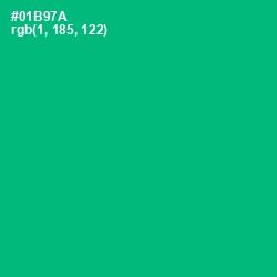 #01B97A - Jade Color Image