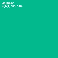 #01B98C - Persian Green Color Image