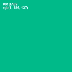 #01BA89 - Persian Green Color Image