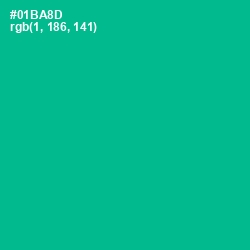 #01BA8D - Persian Green Color Image