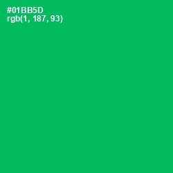 #01BB5D - Jade Color Image