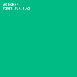 #01BB84 - Persian Green Color Image