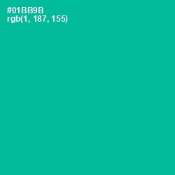 #01BB9B - Persian Green Color Image