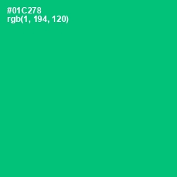 #01C278 - Malachite Color Image