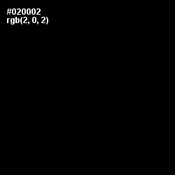 #020002 - Black Color Image