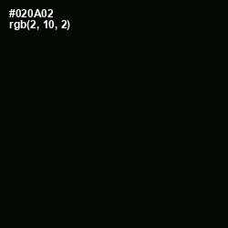 #020A02 - Black Color Image