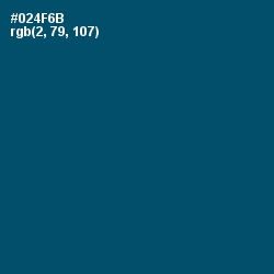 #024F6B - Chathams Blue Color Image
