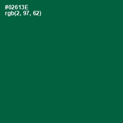 #02613E - Fun Green Color Image