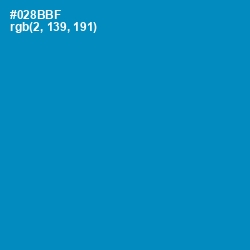 #028BBF - Bondi Blue Color Image