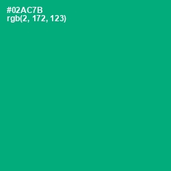 #02AC7B - Jade Color Image