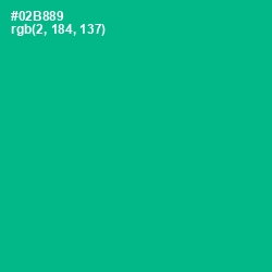 #02B889 - Persian Green Color Image