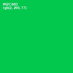 #02C84D - Malachite Color Image