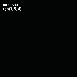#030504 - Black Color Image