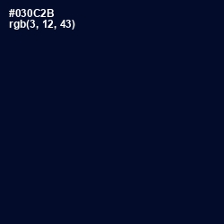 #030C2B - Black Pearl Color Image