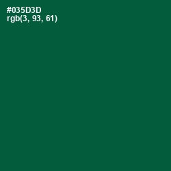 #035D3D - Sherwood Green Color Image