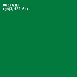 #037A3D - Fun Green Color Image