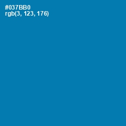 #037BB0 - Deep Cerulean Color Image