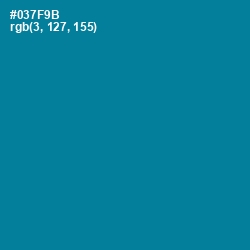 #037F9B - Blue Lagoon Color Image