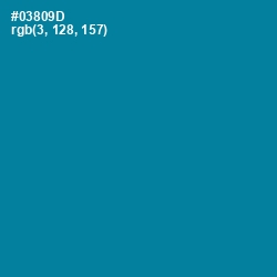 #03809D - Blue Chill Color Image