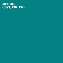 #038284 - Teal Color Image