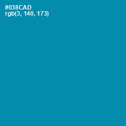 #038CAD - Bondi Blue Color Image