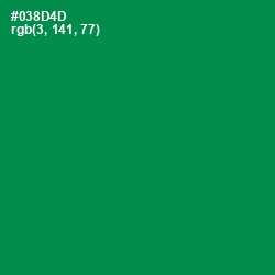 #038D4D - Deep Sea Color Image