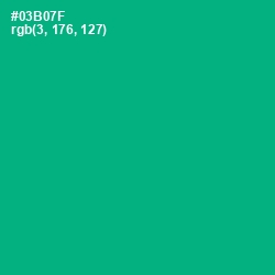 #03B07F - Jade Color Image