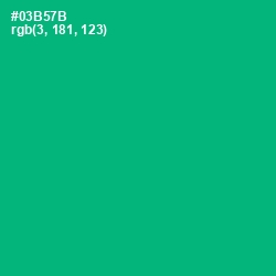 #03B57B - Jade Color Image