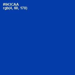 #043CAA - International Klein Blue Color Image