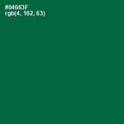 #04663F - Fun Green Color Image