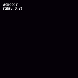 #050007 - Black Color Image