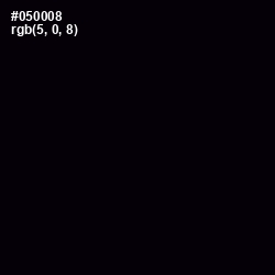 #050008 - Black Color Image