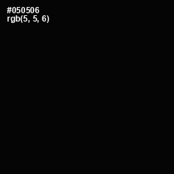 #050506 - Black Color Image