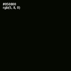 #050800 - Black Color Image