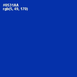 #0531AA - International Klein Blue Color Image