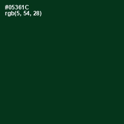 #05361C - Cardin Green Color Image