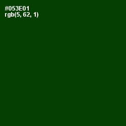 #053E01 - Deep Fir Color Image