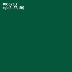 #05573B - Sherwood Green Color Image