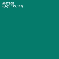 #057B6B - Pine Green Color Image