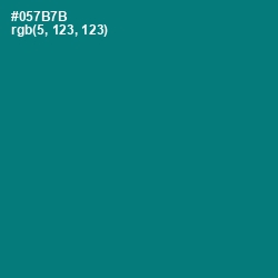 #057B7B - Surfie Green Color Image