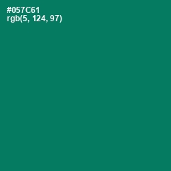 #057C61 - Pine Green Color Image