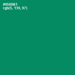 #058B61 - Deep Sea Color Image