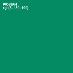 #058B64 - Deep Sea Color Image