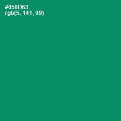 #058D63 - Deep Sea Color Image