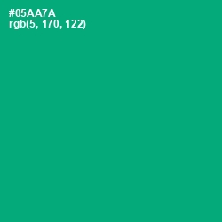 #05AA7A - Jade Color Image