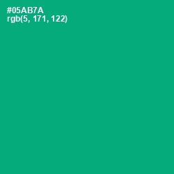 #05AB7A - Jade Color Image