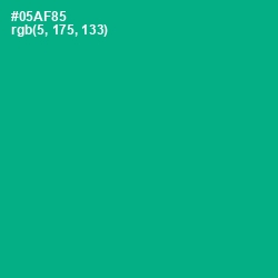 #05AF85 - Niagara Color Image